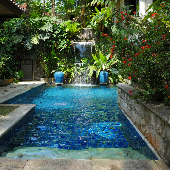 Come relax at our fresh water pool
